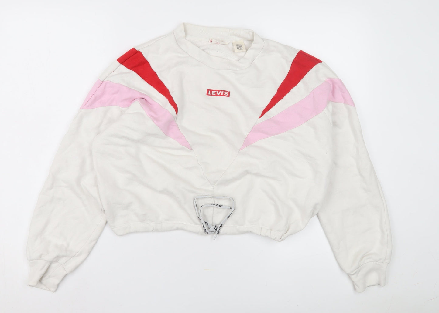 Levi's Women's White Pullover Sweatshirt XS