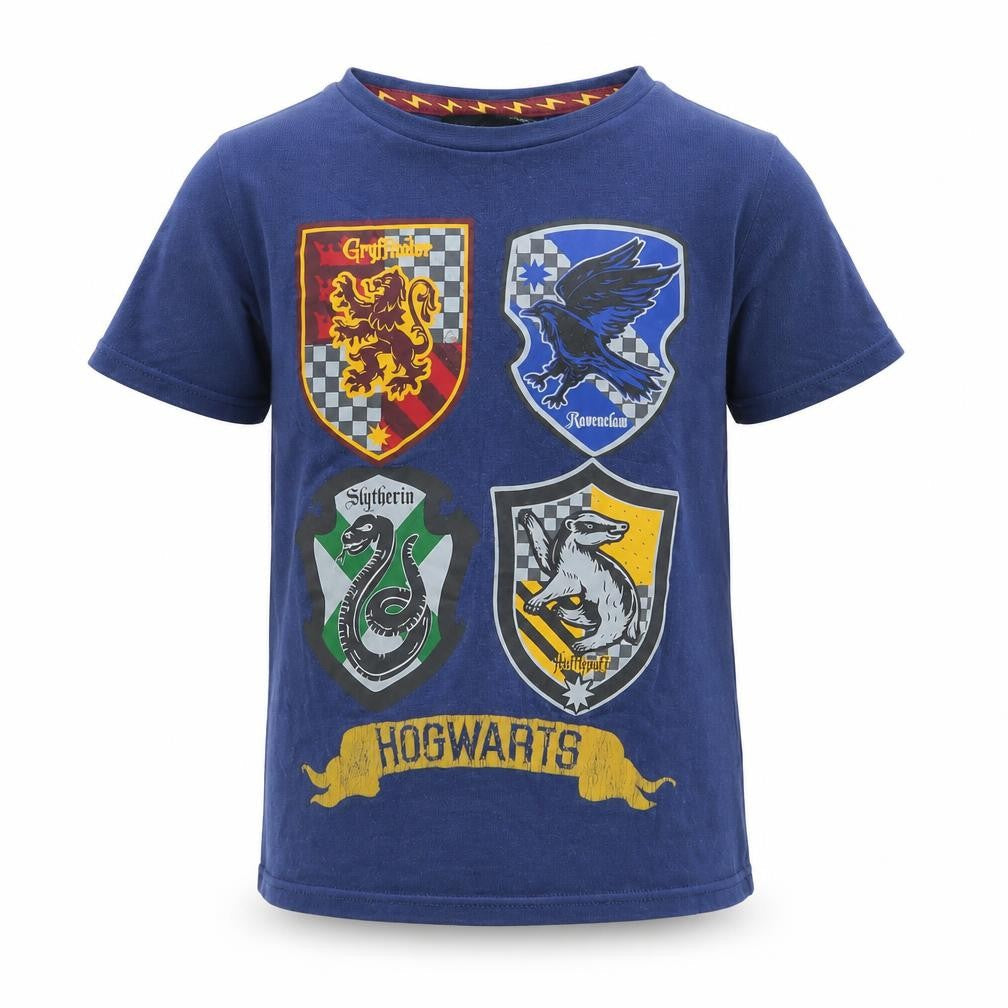 George Harry Potter Boys Blue T-Shirt 6-7 Years Graphic Print