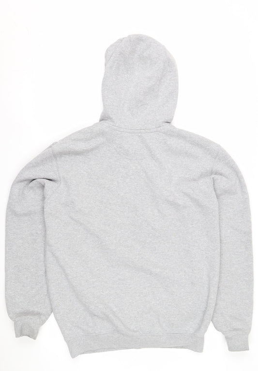 Carhartt Men's Grey Pullover Hoodie, Size S, Relaxed Fit