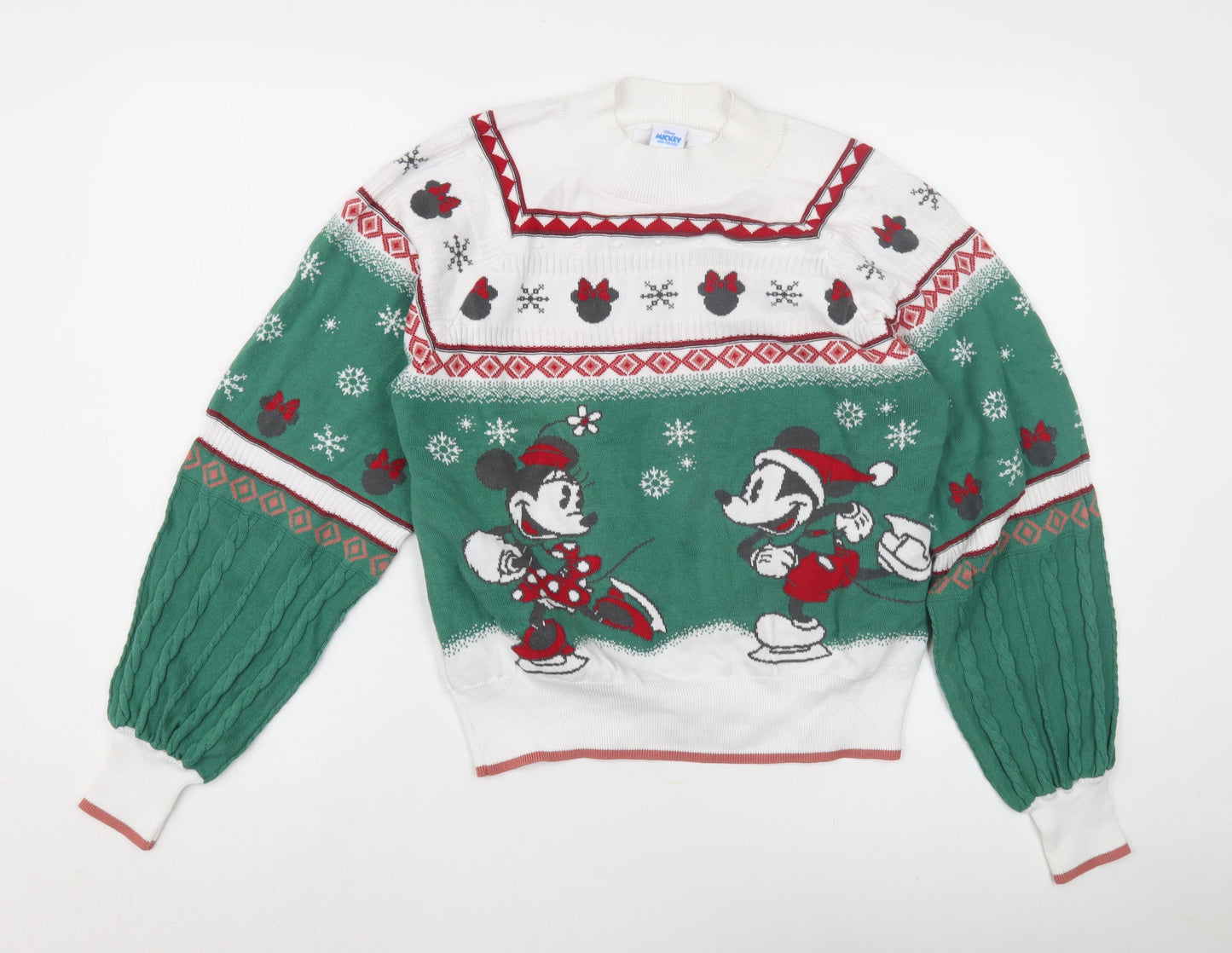 Disney Women's Christmas Mickey Jumper XS