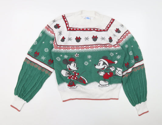 Disney Women's Christmas Mickey Jumper XS