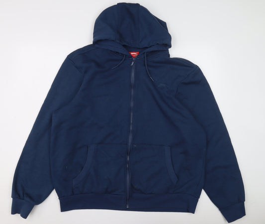 Slazenger Men's Blue XL Full Zip Hoodie