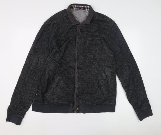 Ted Baker Black Men's XL Basic Cotton Jacket