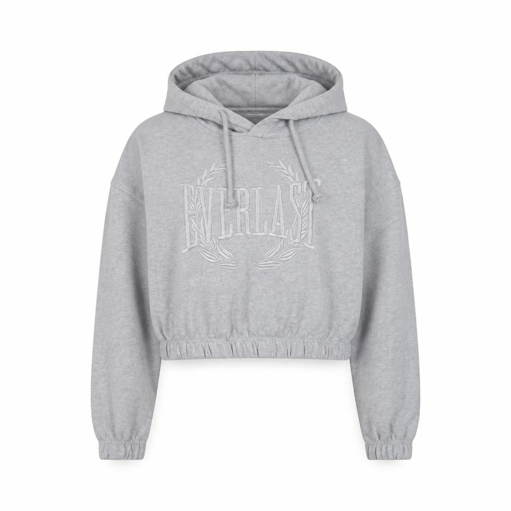 Womens UK 14 Regular Everlast Grey Pullover Hoodie