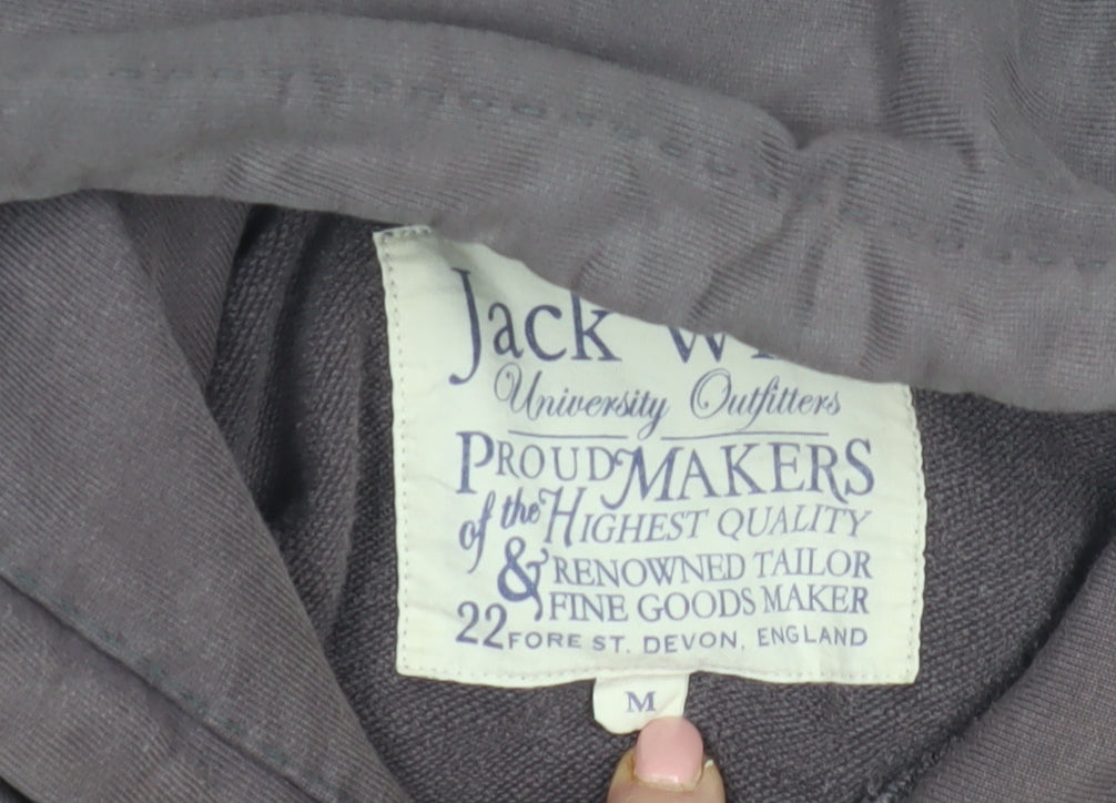 Jack Wills Men's Grey Hoodie, M, Pullover with Logo