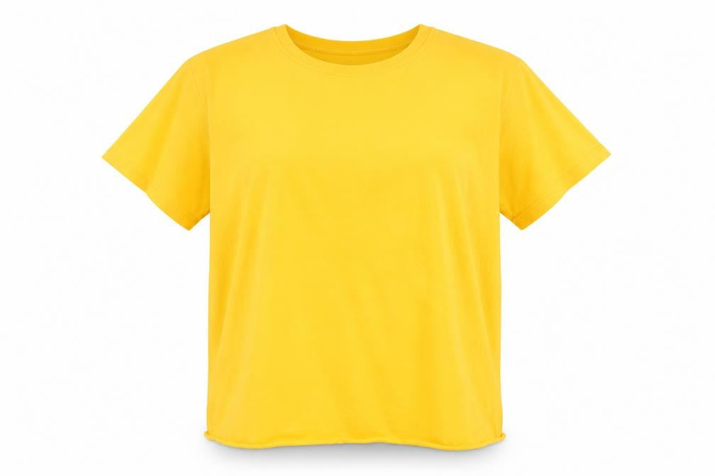 Unisex Adultss UK Size L Disney Yellow 100% Cotton T-Shirt