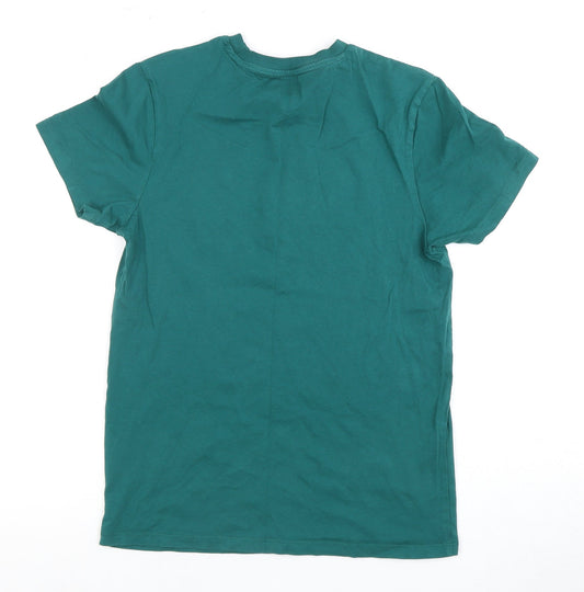 Stranger Things Unisex Green T-Shirt, Size S, Crew Neck