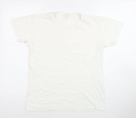 Calvin Klein Men's White Short Sleeve T-Shirt - Size S