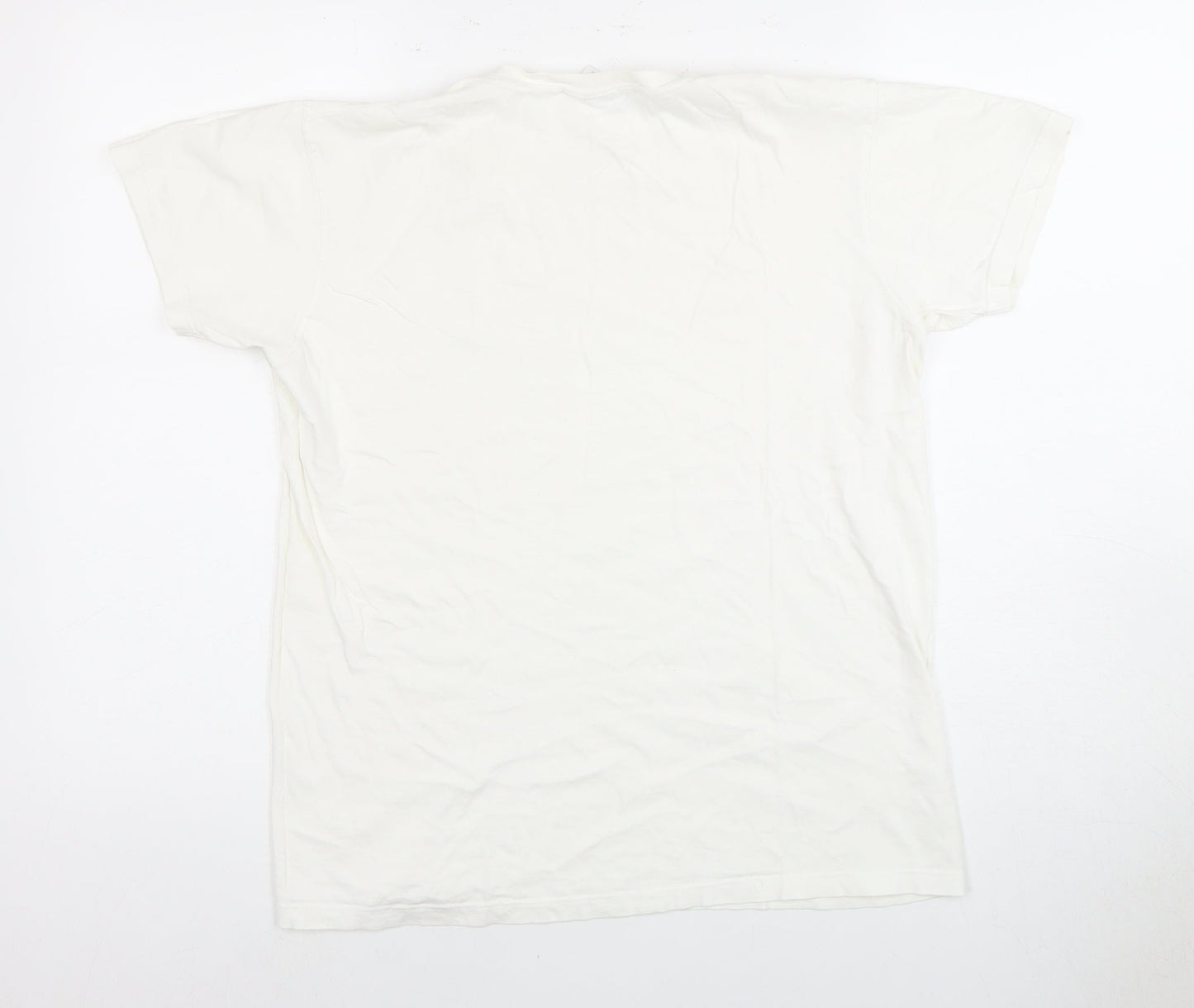 Calvin Klein Men's White Short Sleeve T-Shirt - Size S