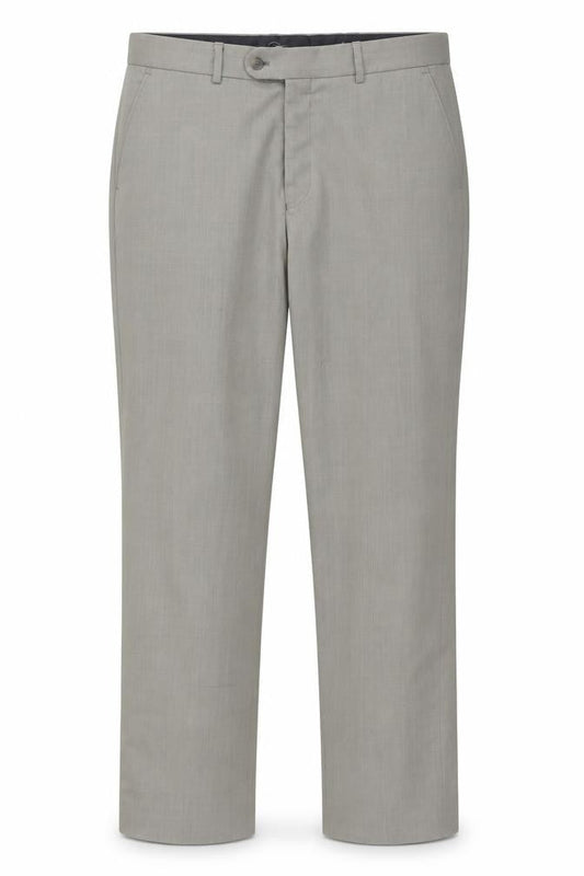 Jeff Banks Men's Grey Wool Trousers, L, Travel