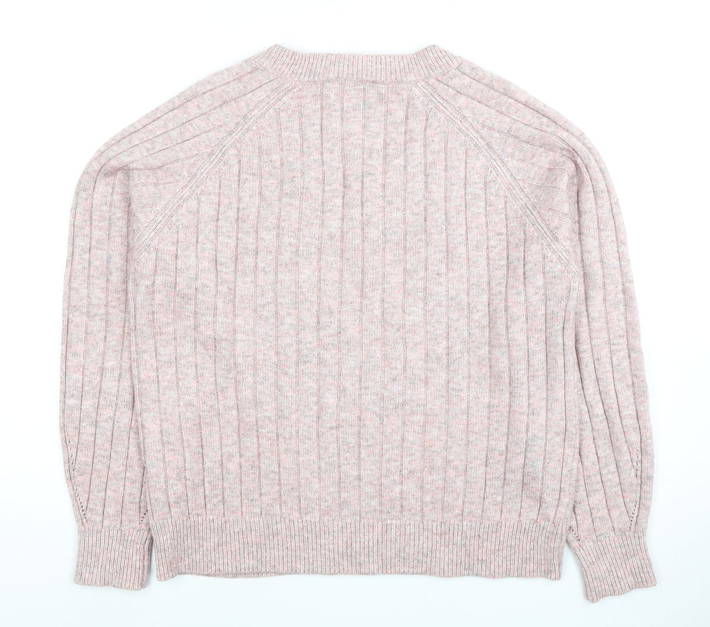 Next Women’s Pink V-Neck Jumper, Size S, Pullover Style