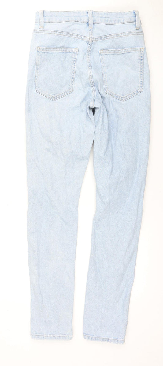New Look Girls' Blue Ripped Straight Denim Jeans, Size 13