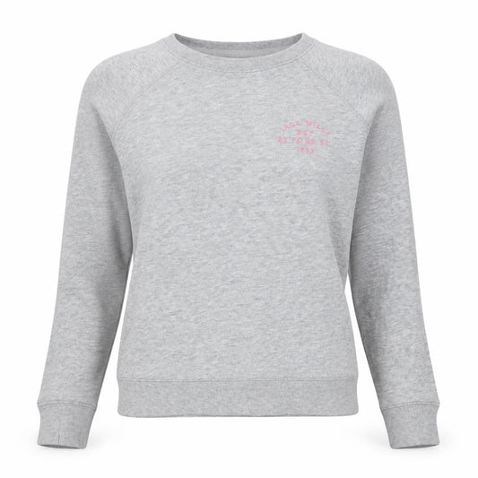 Womens UK XS Regular Jack Wills Grey Pullover Sweatshirt