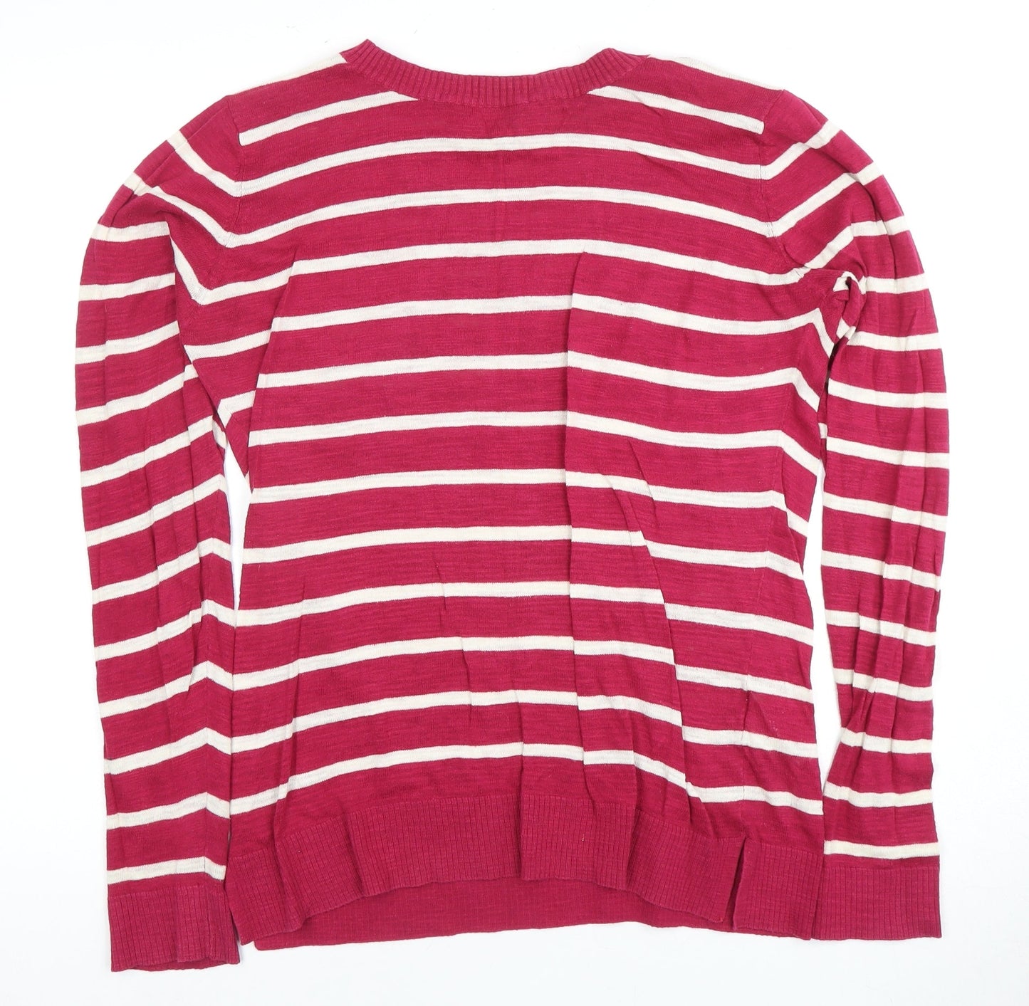 Mountain Warehouse Women's Red Striped Jersey UK 14