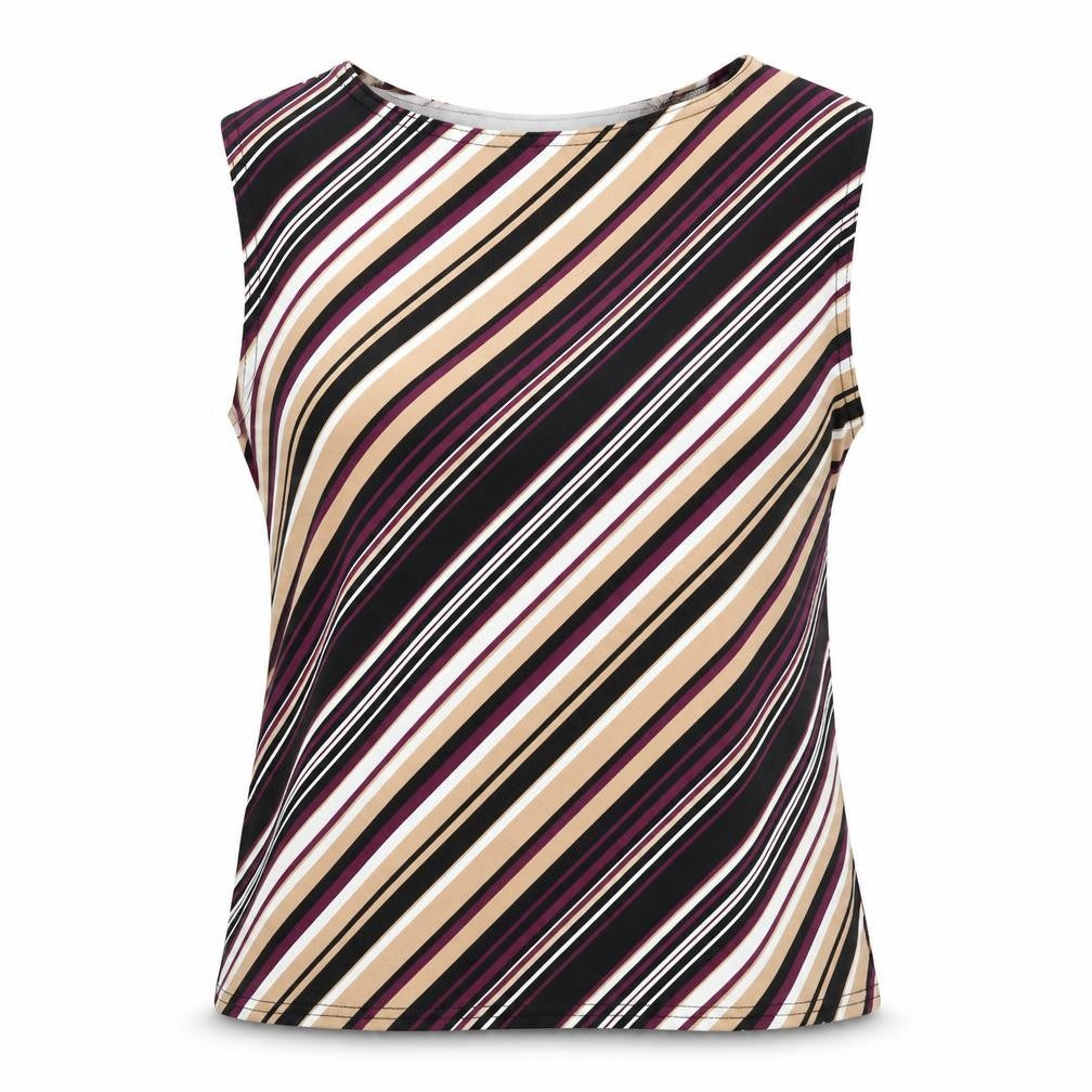 New Look Women's Multicoloured Striped Tank Size 16