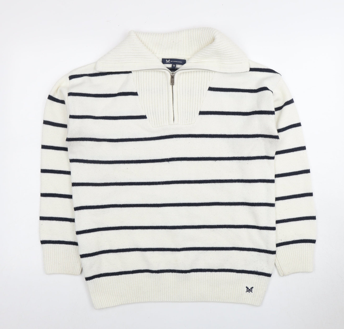 Crew Clothing Company Women's Striped Pullover Jumper