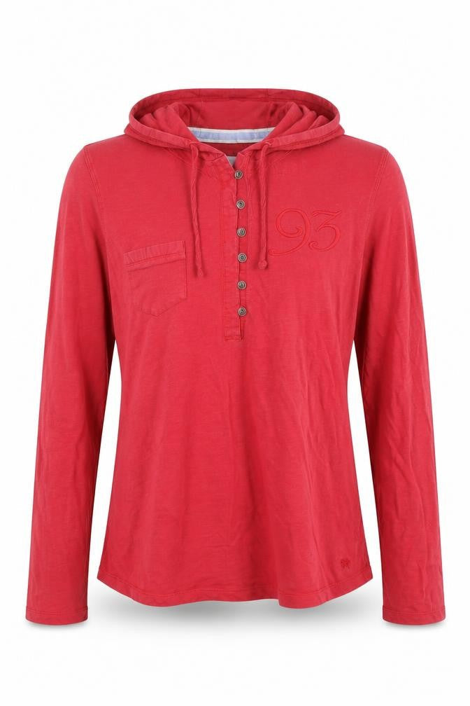 Womens UK Size 14 Crew Clothing Co. Red 100% Cotton Pullover