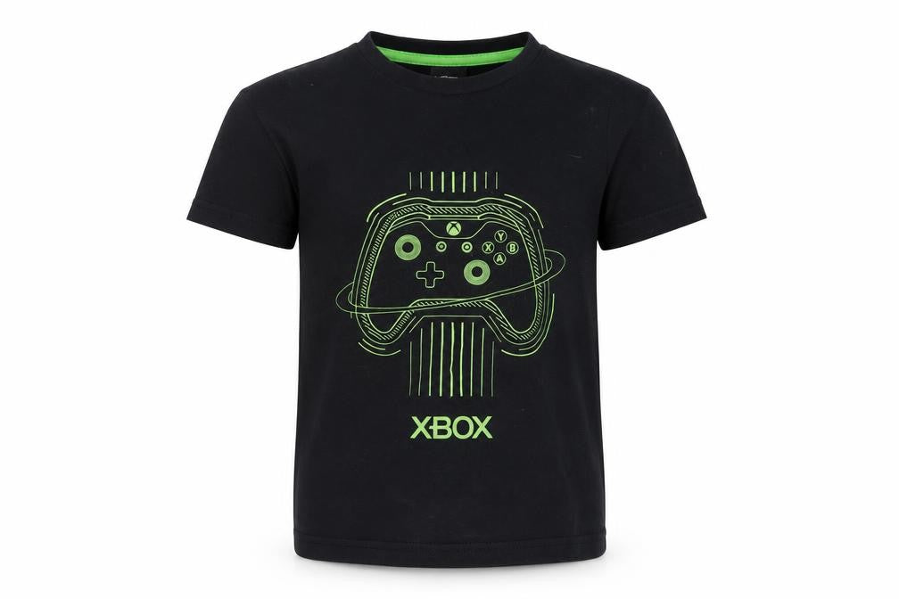Xbox Boys Black Graphic T-Shirt, Age 8, Gaming Style