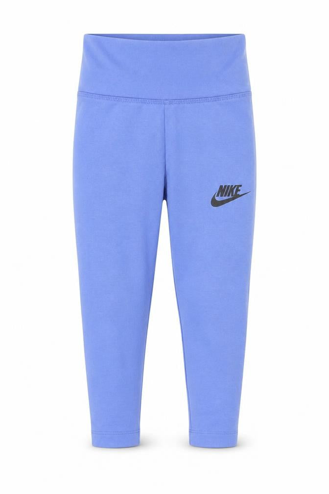Nike Unisex Blue Leggings 4Y Casual Elastic Waist