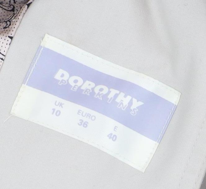 Dorothy Perkins Women's Beige Trench Coat Size 10