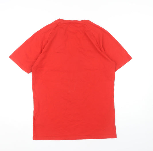 Adidas Mens Red Team GB T-Shirt Size M Sportswear