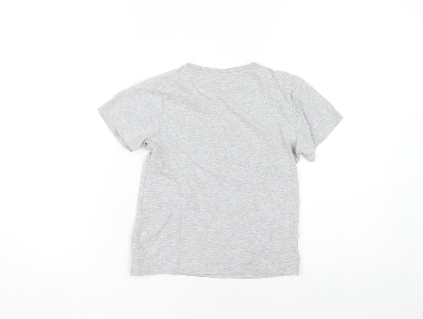 Disney Boys Grey Mickey Mouse T-Shirt, Size 8 Years, Casual Fun