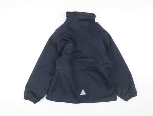 Result Boys Blue Waterproof Rain Coat 9-10 Years