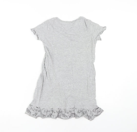 Friends Girls Grey T-Shirt Dress 9-10 Years TV Casual