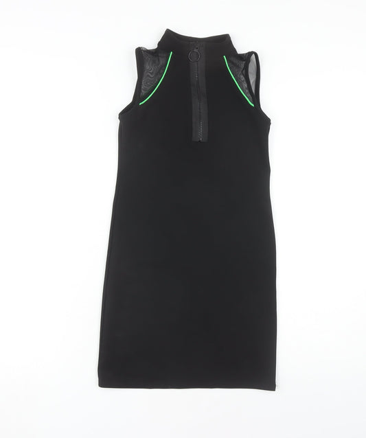 Candy Couture Girls Black Sleeveless Dress Size 10Y