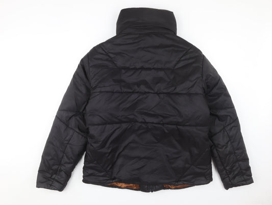 Collusion Women's Black Puffer Jacket, Size S, Winter Essential