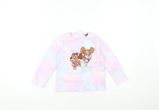 Paw Patrol Girls Multicoloured Pyjama Top 3-4 Years