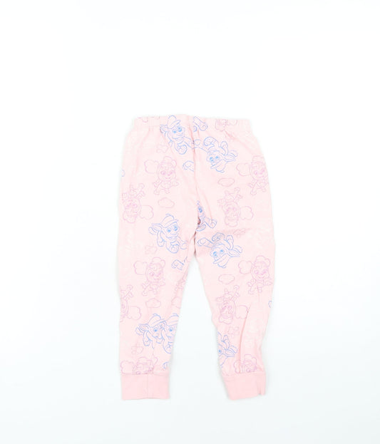 Girls Pink PAW Patrol Pyjama Pants, 3-4 Years, Cotton Blend