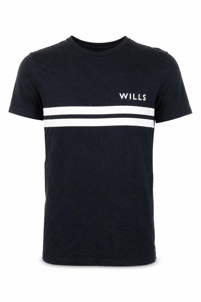 Mens UK Size XS Jack Wills Black  Cotton T-Shirt