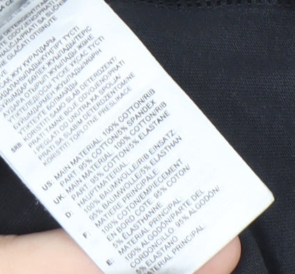 Adidas Boys Black T-Shirt, Size 12 Years, Sporty Style