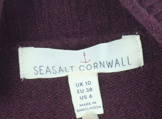 Seasalt Cornwall Women's Red Pullover Jumper UK 10