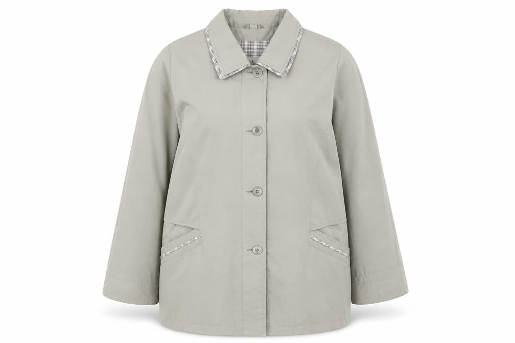 Isle Collection Women's Green Coat, Size 16