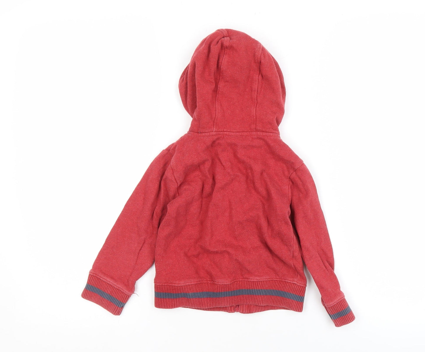 Tesco Boys Red Cars Full Zip Hoodie 2-3 Years