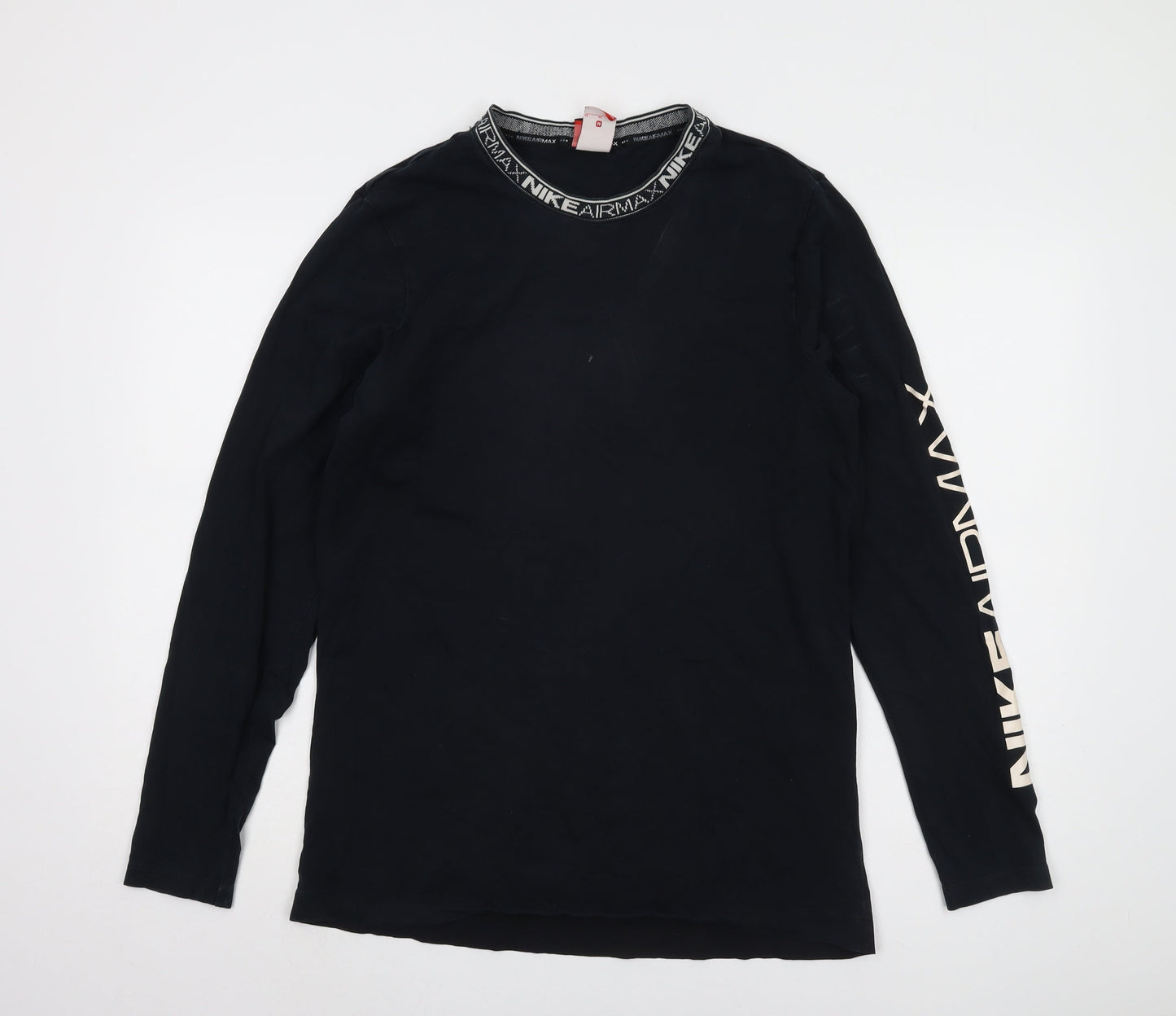 Nike Air Max Men's Black Long Sleeve Logo T-Shirt M