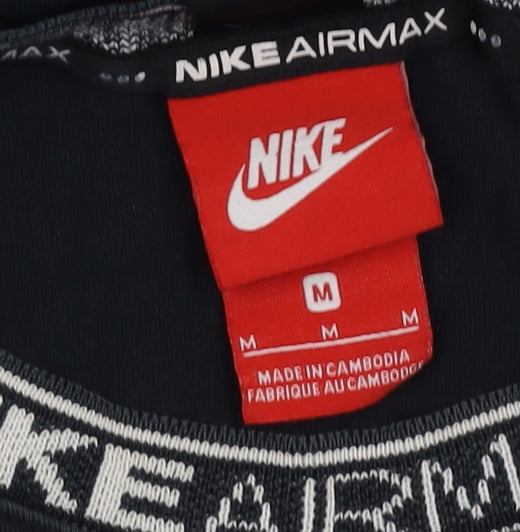 Nike Air Max Men's Black Long Sleeve Logo T-Shirt M