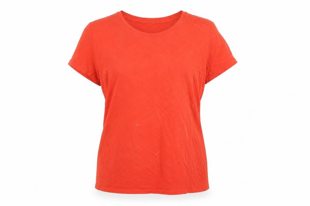 Gap Women's Red Basic T-Shirt L