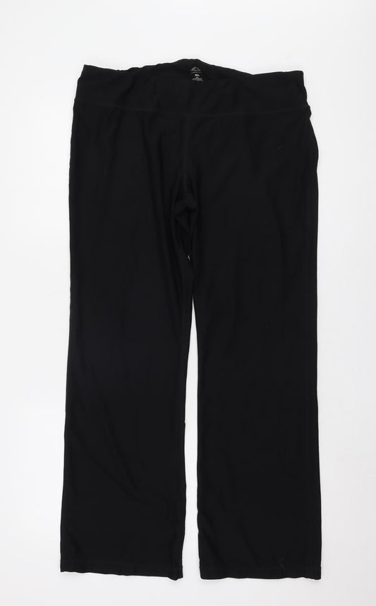 Athletic Works Women's Black XL Active Trousers