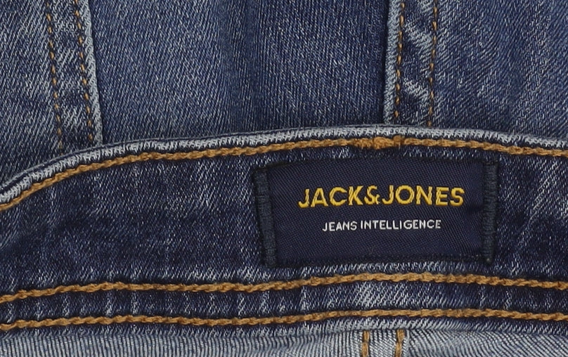 Jack & Jones Blue Men's Straight Jeans 32 32