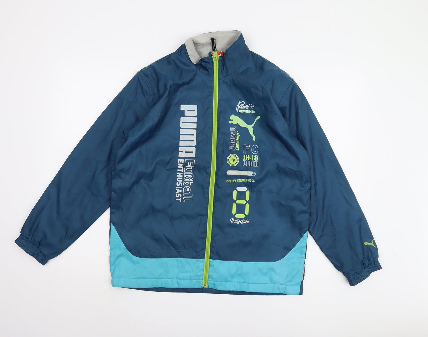Puma Boys Blue Track Jacket, Size 12Y, Sports Activewear