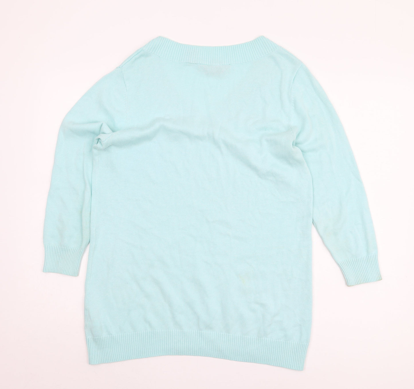 Ruth Langsford Women's Blue V-Neck Pullover Jumper S