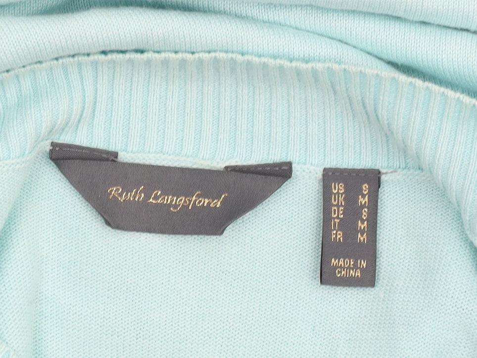 Ruth Langsford Women's Blue V-Neck Pullover Jumper S
