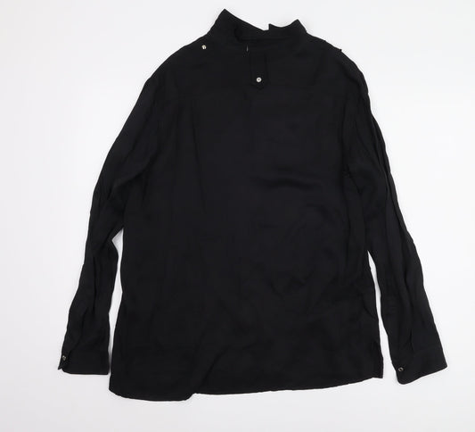 Diesel Women's Black XL Button-Up Shirt