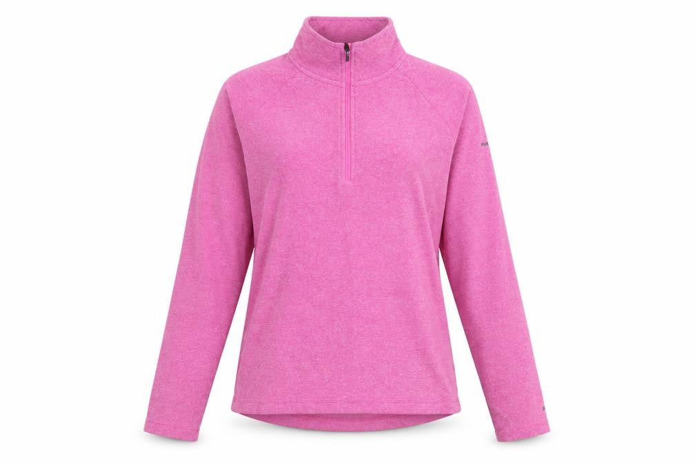 Womens UK 10 Regular Trespass Pink Full Zip Sweatshirt
