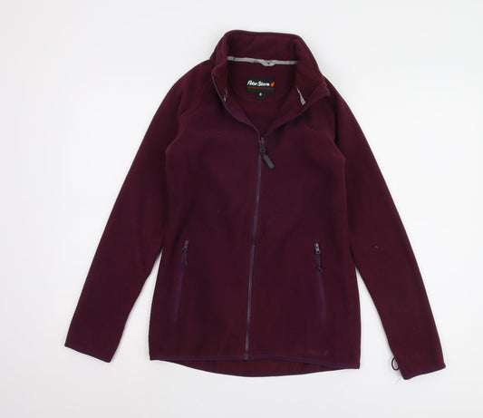 Peter Storm Women's Purple Fleece Jacket - Size 8