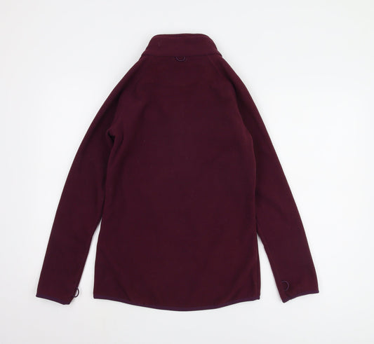 Peter Storm Women's Purple Fleece Jacket - Size 8