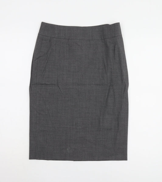 BOSS Hugo Boss Women's Grey Pencil Skirt Size 8
